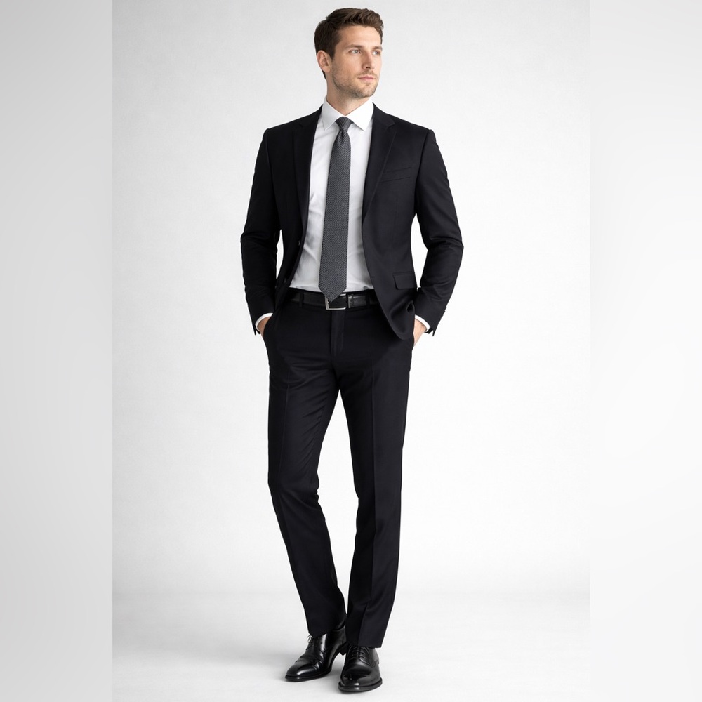 Christian Dior Men’s Silk Tie Black and white Pattern - Picture 7 of 15